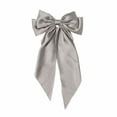 thumbnail image 1 of Women Fashion Ribbon Hairclip Vintage Satin Bow Bowknot Hairpin Hair Clip, 1 of 1