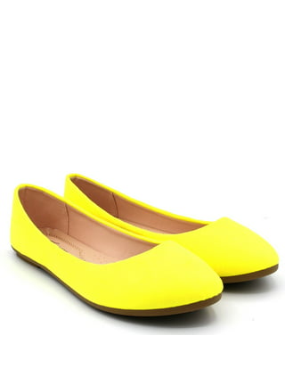 Ballet Flats Louis Vuitton Louis Vuitton x Stephen Sprouse Ballerinas in Yellow Patent Leather with Flower Toe