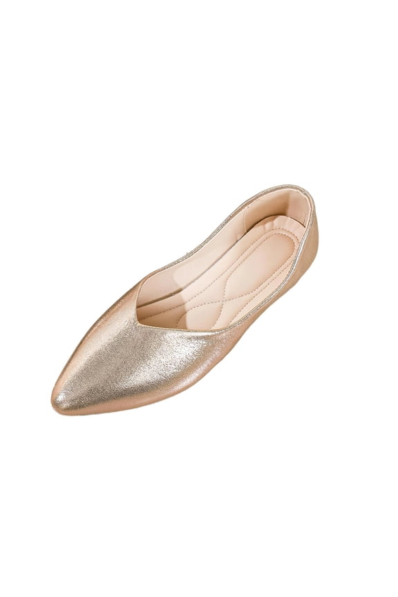 Women Fashion Shoes Dressy Womens Flats Shoes Portable Pumps Ballet Flat Slip-on Ballerina Pumps Shoes Ladies Loafers