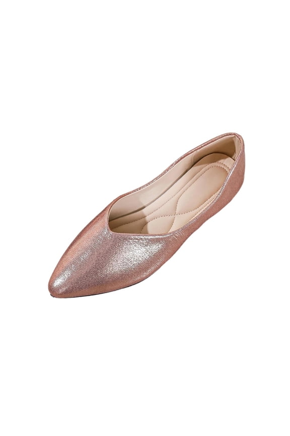 Women Fashion Shoes Dressy Womens Flats Shoes Portable Pumps Ballet Flat Slip-on Ballerina Pumps Shoes Ladies Loafers