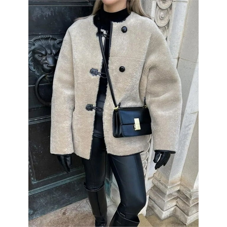 Fashion Loose Single-breasted Warm Jacket Fashion Loose Single-breasted Warm Jacket