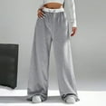 thumbnail image 1 of Women Fashion Solid Trousers Sweatpants Belt High Waist Sporty Gym Athletic Fit Jogger Pants Petite on Dress Pants for Women Business Casual Cute Comfy Pants Dress Pants for Women Business Casual Size, 1 of 8