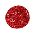 thumbnail image 1 of Women Fashion Sparkling Sequins Beret Colorful Cap Nightclub Dress Hat, 1 of 4