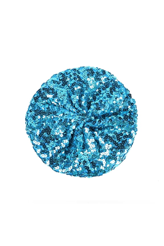 Elegant Women Sparkling Sequins Beret Fashion Hat for Nightclub Party Evening Dress Occasions