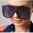 thumbnail image 1 of Women Fashion Sunglasses Oversized Tortoise Lentes Gafas, 1 of 7