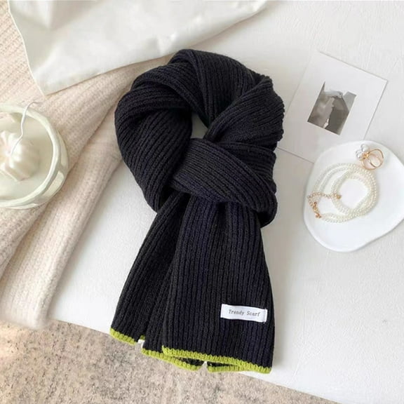 Women Fashion Thermal Shawl Scarf Lady Scarf Winter Hats And Scarves for Women Scarf for Mens Seamless Headscarf Thin Head Scarves Long Scarf Knit Scarves And Wraps Winter Scarf for Men Scarf with