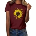 thumbnail image 1 of Women Fashion Tops Blouse Tshirts Shirts Graphic Plus Size Casual Summer Clothes for Women Over 50, 1 of 4