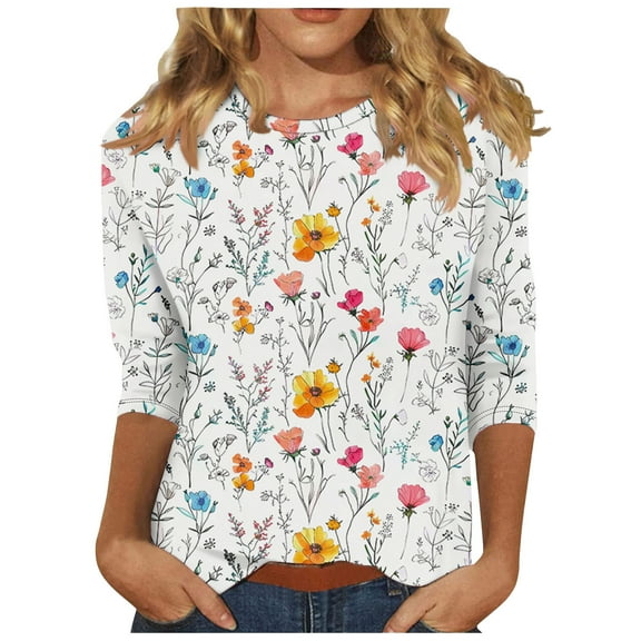Women Fashion Tops Summer Blouses for Women Casual Short Sleeve Shirts for Women Fitted