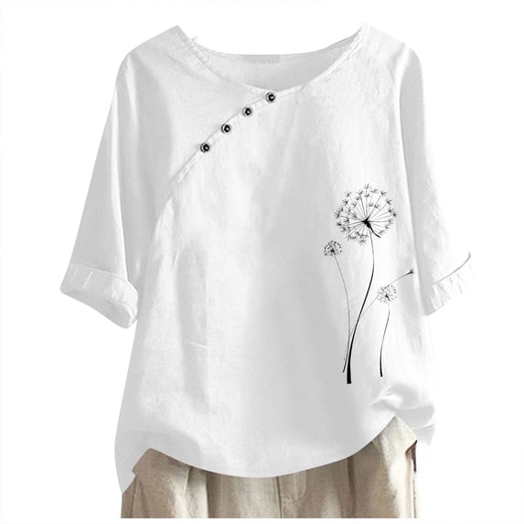 Women Fashion Tops Summer Frilly Womens T Shirts Loose Fit Plus Size Summer Clothes for Women 2025 Vacation Cruise Petite