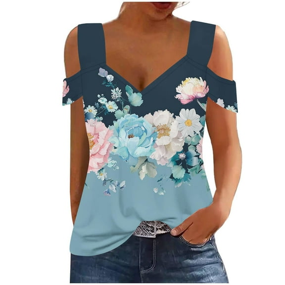 Women Fashion Tops Trendy Womens Shirts Loose Fit Graphic Tees Trendy