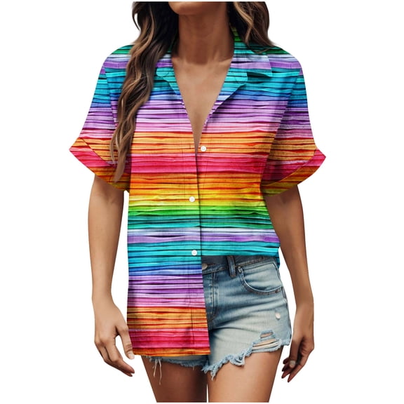 Women Fashion Tops White Plus Size Shirts for Women Dressy Golf Tees for Women