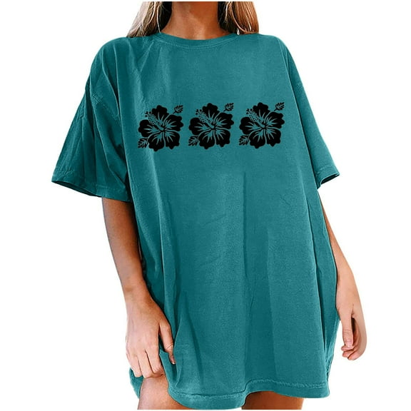 Women Fashion Tops White Tshirts Shirts Graphic Funny Summer Clothes Outfits Women Over 50 Everyday