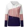 thumbnail image 1 of Women Fashion V-neck Leopard Splicing Long Sleeves Sweater Tops Print Printing, 1 of 3