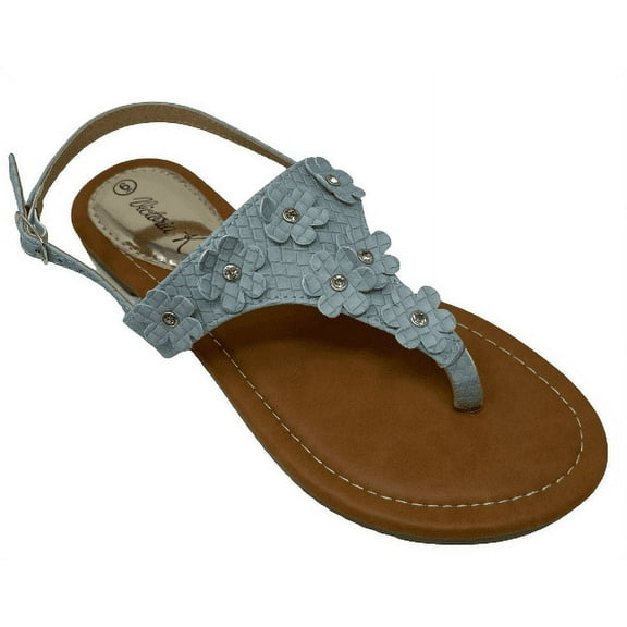 Women Fashion Victoria K Floral Sandals, Everyday Sandals, Vacation/Summer Sandals,5 colors size 6-10