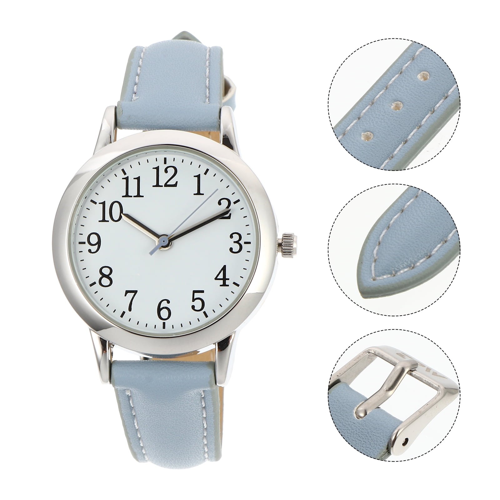 Women Fashion Waterproof Quartz Watch PU Leather Strap Simple Casual — free download