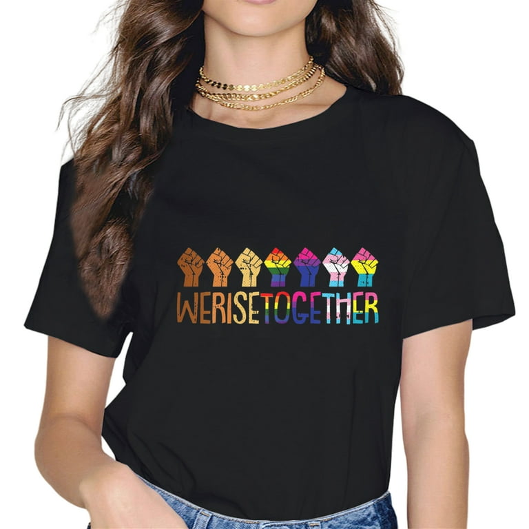 We Rise Together Equality Social Justice T-Shirt We Rise Together Equality Social Justice T-Shirt