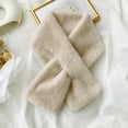 thumbnail image 1 of Women Fashion Winter Scarf Pure Color Outerwear Scarf Warm Sheer Scarf Christmas Scarf for Women Oversized Silk Scarf Scarf for Men And Women Head Wraps Scarfs for Women Accountant Scarf Blanket, 1 of 2