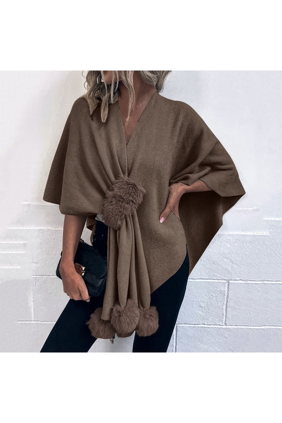 Women Fashion Winter Striped V Neck Tassel Wool Sweater Top Blouse Large Scarf for Women Head Wrap Women S Scarf Lightweight Winter Wraps for Women plus Size Women Scarf Clasps And Closures Blanket