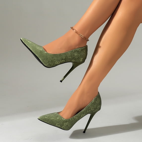 Women Fashionable Casual Low-Heeled Pointed-Toe Shoes For Outdoor Wear With Thin High Heels Comfortable Party Shoes Slingback Kitten Heels Pointed