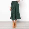 thumbnail image 1 of Women Fashionable Casual Versatile Loose Half Skirt Knee Length Skirt High Waist Skirts for Women Women's Swimsuits with Skirts Swimsuit Wrap Skirt Maternity Skirts for Women Long Skirt with Pockets, 1 of 5