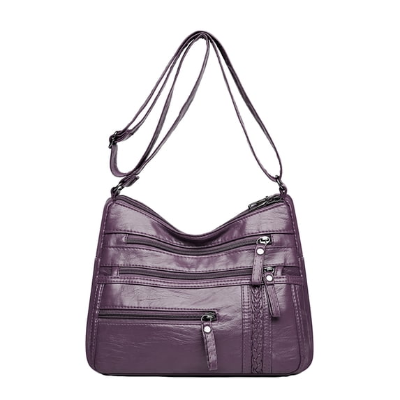 Women Fashionable Large Capacity Shoulder Crossbody Bags Casual Middle Tote Purse