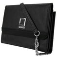 thumbnail image 1 of Women Faux Leather Crossbody Bag Evening Clutch with Silver Chain, 1 of 6