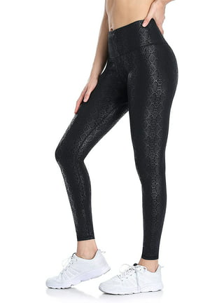 Faux Leather Workout Leggings