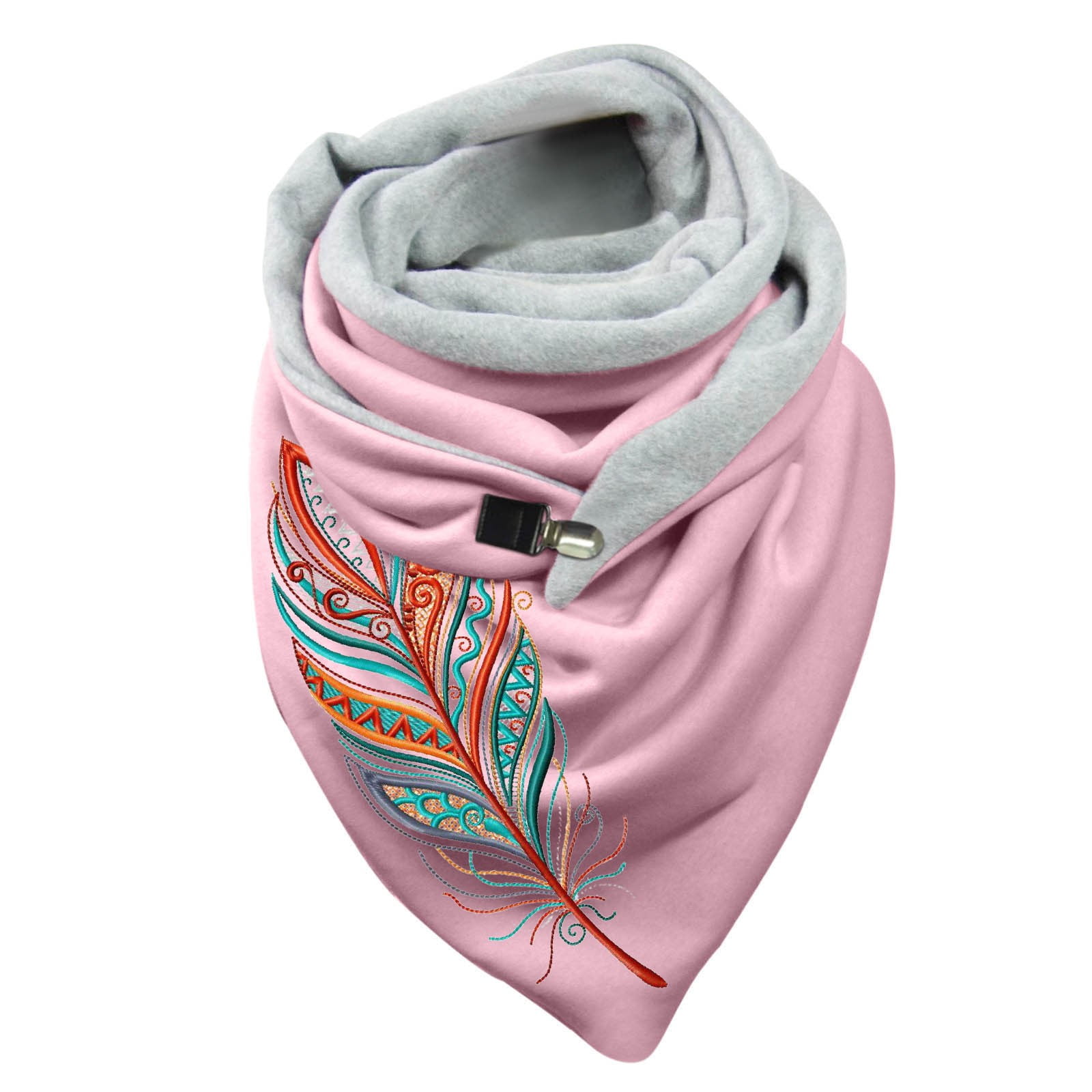  GYQWJPC Scarf Floral Print Scarf for Women Warmer