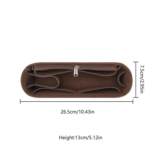 Women Felt Insert Bag Makeup Multifunction Cosmetic Bags Travel Inner Purse Handbag Storage Organizer Tote