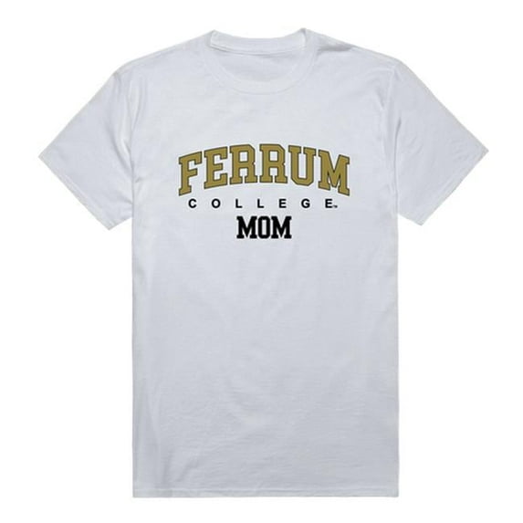 Women Ferrum College College Mom T-Shirt, White - Extra Large