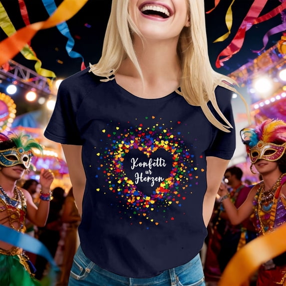 Women Festival Carnival Tops Casual Crew Neck Y2K T Shirts Short Sleeve Graphic Print Basic Spring Tees