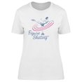 thumbnail image 1 of Women Figure Skating  T-Shirt Women -Image by Shutterstock, Female Medium, 1 of 2