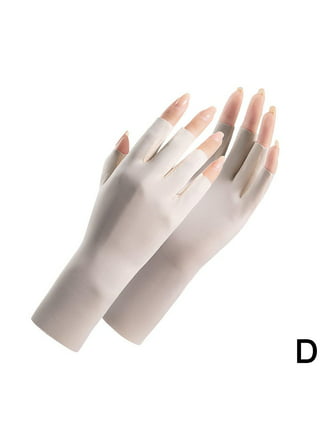 Best UPF 50+ Fingerless Gloves in Fun Spring Green Color