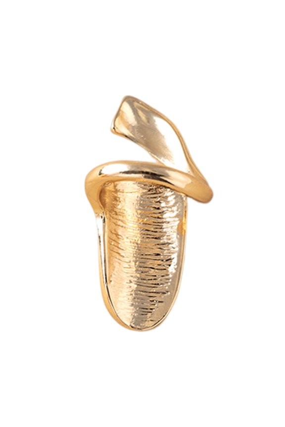 Women Fingernail Rings Fashion Simple Finger Nail Rings Retro Alloy Fingernails Rings Jewelry, Metal Gold One Size, Adjustable, Vintage Feel, Great for Mother's Day or Birthday