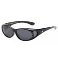 thumbnail image 1 of Women Fit Over Prescription Rhinestone Sunglasses with Polarized Anti-Glare Lenses, 1 of 4