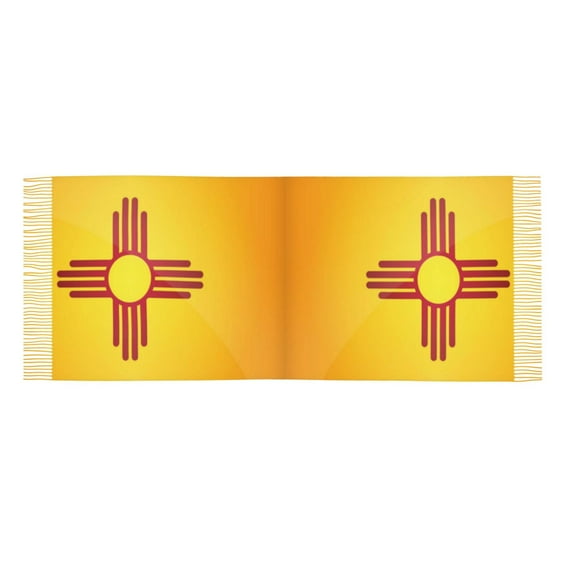 Women Flag Of-New-Mexico Scarfs Large Warm Soft Shawls Wraps