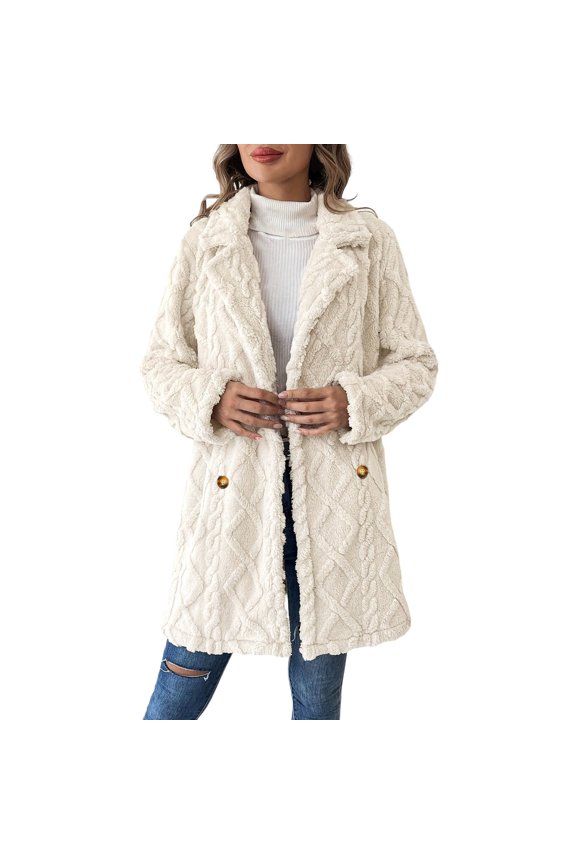 Women Flannel Shacket Jacket Plaid Button Down Long Sleeve Shirt 2025 Fall Winter Outfits Clothes with Hooded Beige, S