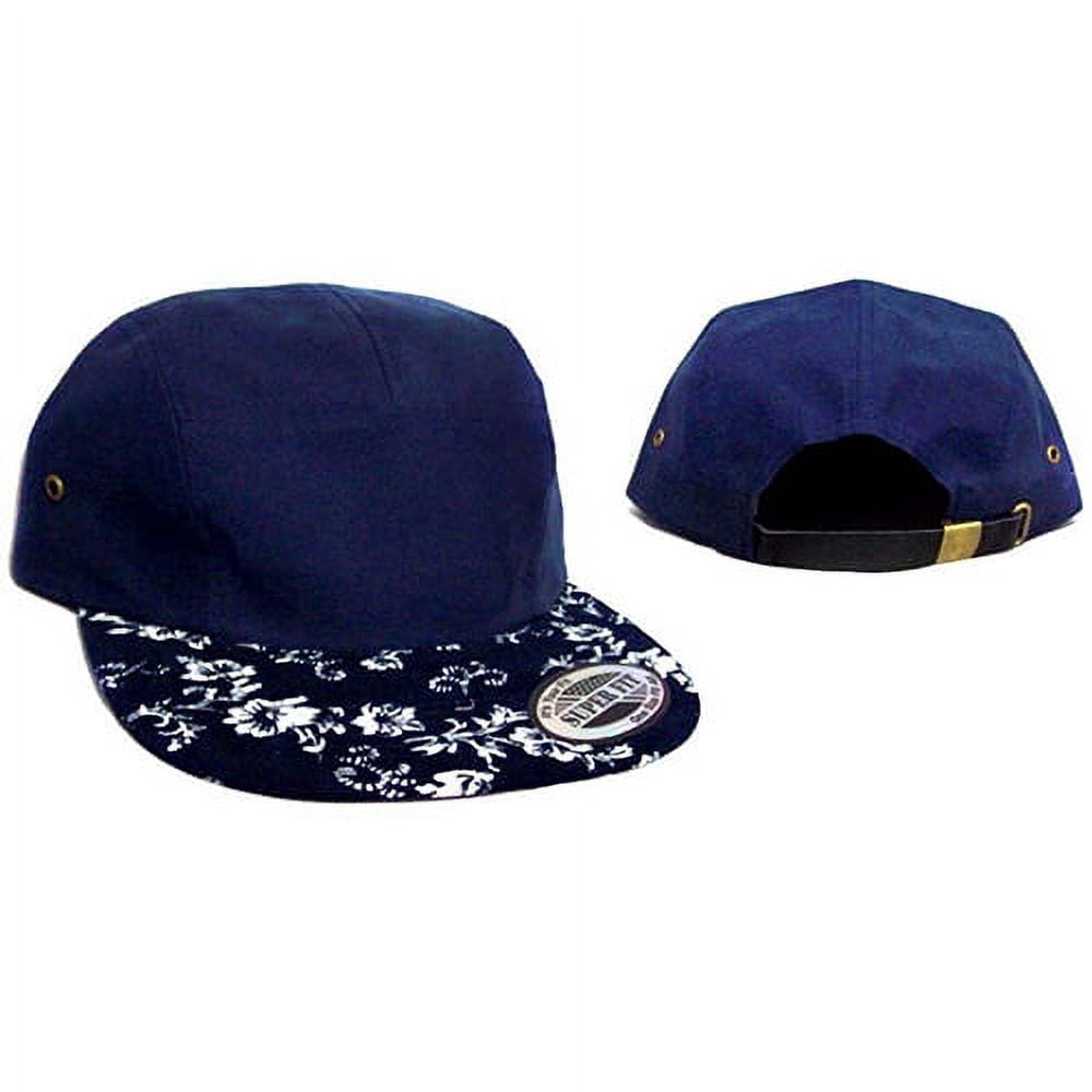 Women Flat Brim Fashion Baseball Caps - Floral Printed Visor -- FREE  USA Shipping-- (WomCap45)