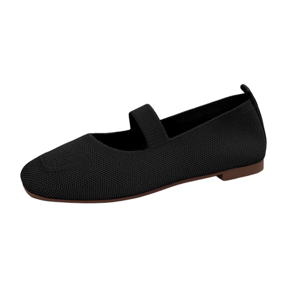 Women Flats Fashion Shallow Mouth Single Shoe Designer Square Toe Casual Flat Shoes Soft Comfortable Ballet Flat Shoes for Women