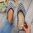 thumbnail image 1 of Women Flats Pointed Toe Flats, Breathable Mesh Slip on Shoes Casual Comfortable Color Block Flats for Spring Summer, 1 of 8