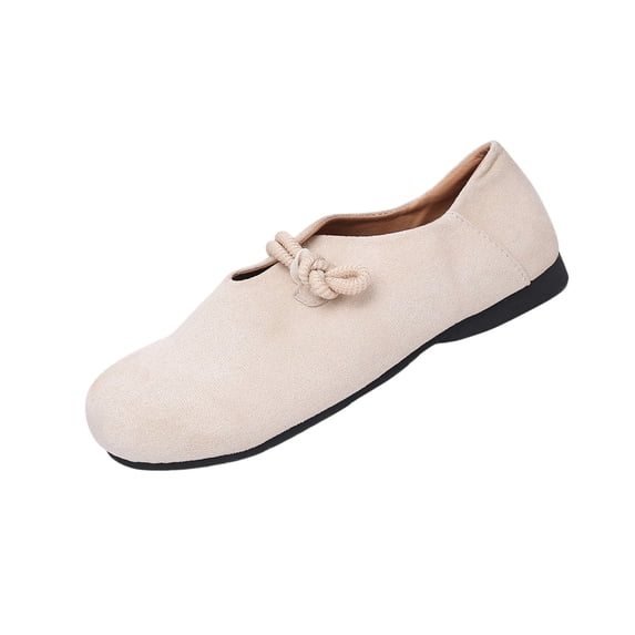 Women Flats Shoes Closed Toe Flats Ballet Casual Shoes Low Heel Slip On Dressy Lightweight Elegant, 38