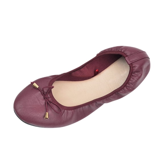 Women Flats Shoes Soft Canvas Upper Slip On Ballerinas Breathable Lightweight Shoes For Daily Walking Wear ,Us Size:6.5
