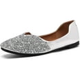 thumbnail image 1 of Women Flats ballet Rhinestone Dressy Casual Wedding Comfortable Shoe, 1 of 7