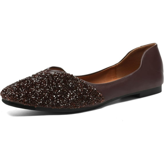 Women Flats ballet Rhinestone Dressy Casual Wedding Comfortable Shoe