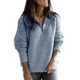 thumbnail image 1 of Women Fleece Hoodies Winter Long Sleeve Loose Pullovers Sweatshirts Autumn Winter Warm Pocket Hooded Sweatshirts S-5XL, 1 of 1