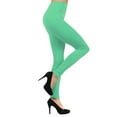 thumbnail image 1 of Women Fleece Lined Leggings Sports Gym Yoga Pants - (Mint), 1 of 5