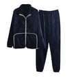 thumbnail image 1 of Women Fleece Pajamas Set Winter Warm Fluffy Loungewear Long Sleeve Soft Plush Sleepwear 2 Piece Nightwear Pjs Set, 1 of 6