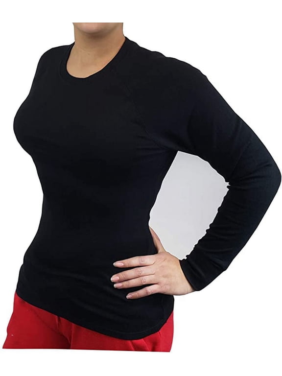 Women Fleeced Winter Warm Base Layer Performance Thermal Tops