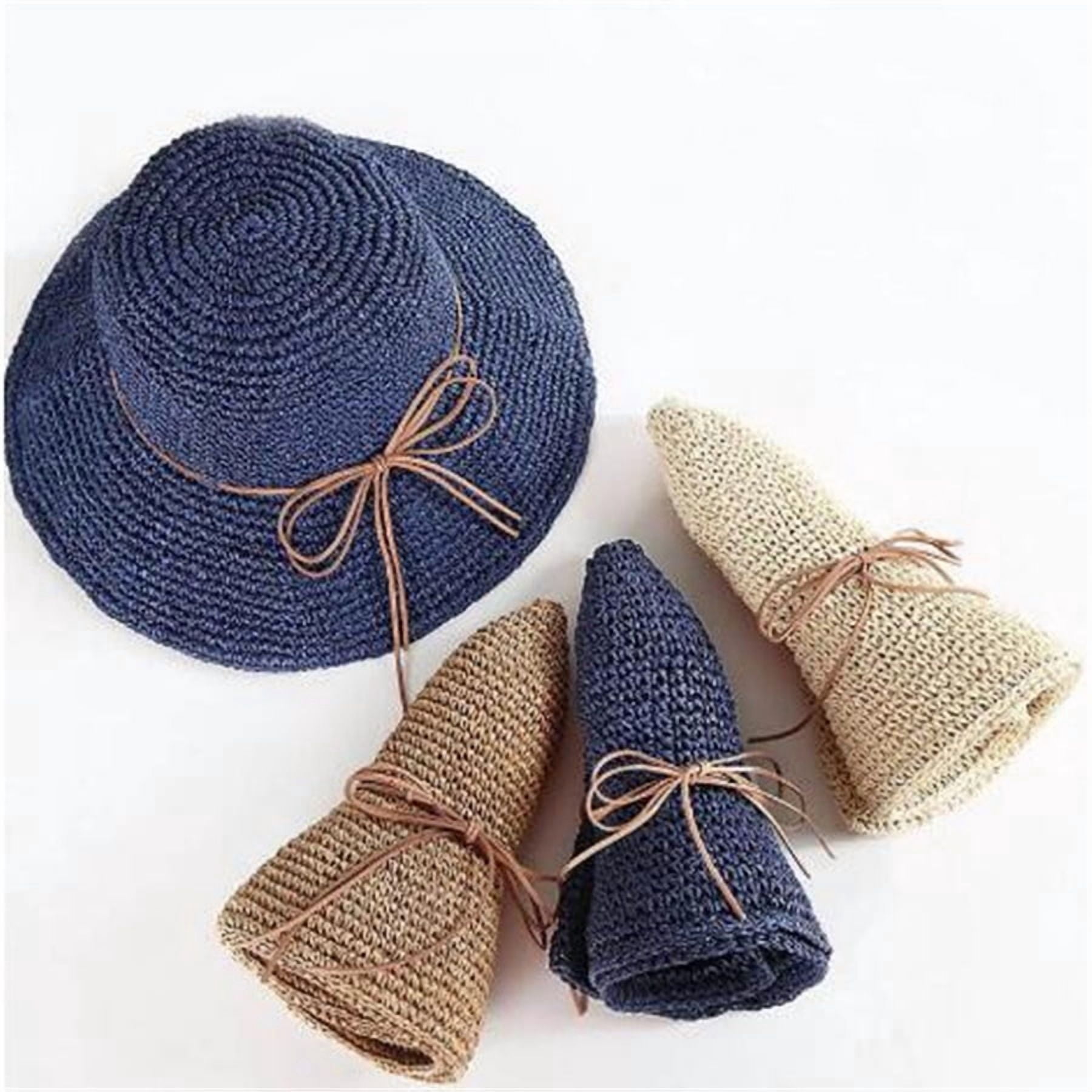 Women Floppy Sun Hat Summer Wide Brim Beach Cap Packable 