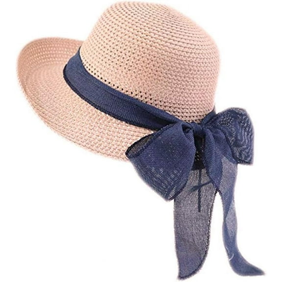 Women Floppy Sun Hats Fashionable Summer Wide Brim Cap BeachStraw Hat UV Protect UPF50 Travel Packable